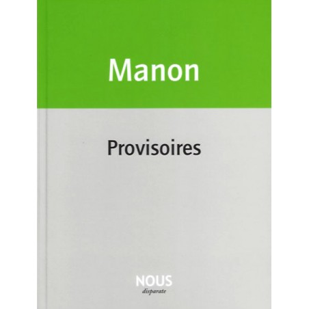 Provisoires - Christophe Manon