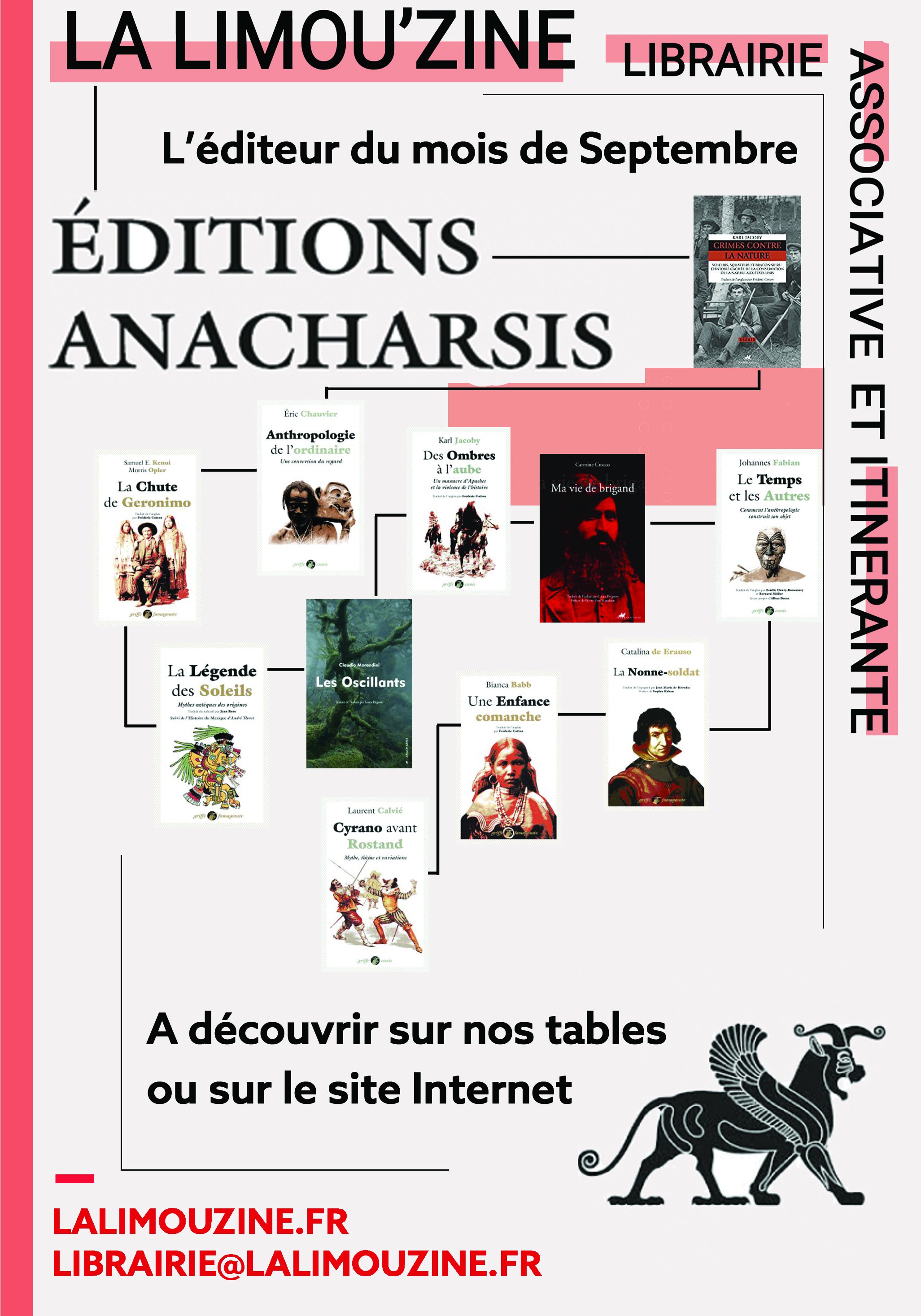 L'éditeur coup de cœur de Septembre (#1) :  Anacharsis La Limou'Zine
